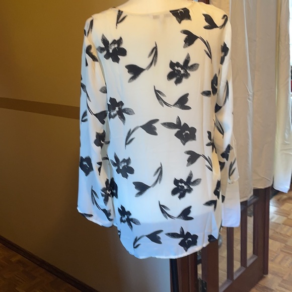 Nwot, Beautiful ruffle front blouse. - Picture 4 of 9